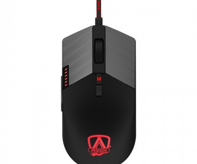 MOUSE ÓPTICO AOC AGON GM700 16000 DPI RGB PRETO C/FIO