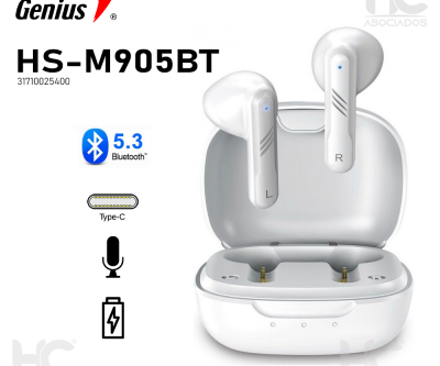 EARBUDS GENIUS HS-M905BT BRANCO