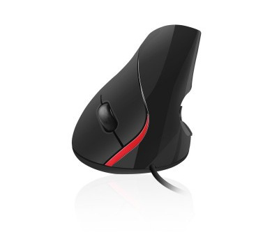MOUSE EWENT ERGONÓMICO VERTICAL 1000 DPI PRETO