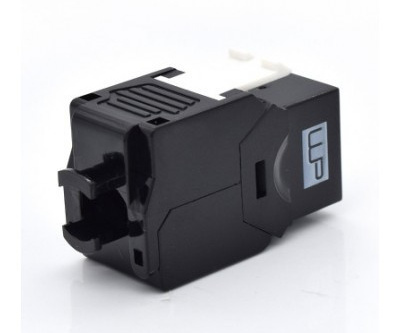 CONECTOR KEYSTONE WP RACK CAT5 UTP 180º PRETO