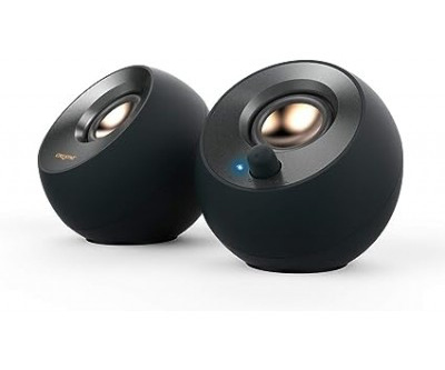 COLUNAS CREATIVE 2.0 PEBBLE V2 USBC PRETO