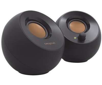 COLUNAS CREATIVE 2.0 PEBBLE USB PRETO