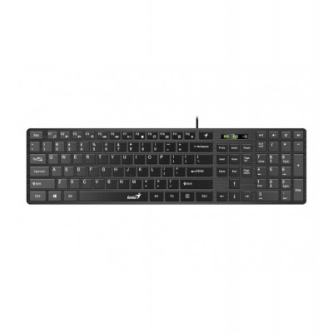 TECLADO GENIUS SLIMSTAR 126 C/FIO PRETO
