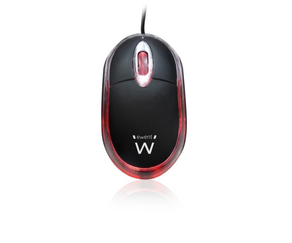 MOUSE EWENT MINI USB OPTICO 1000DPI PRETO