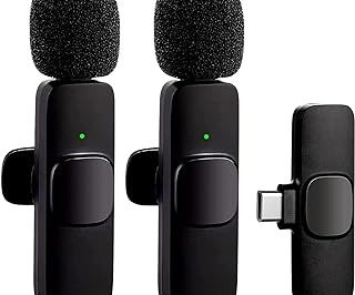 MICROFONE LAPELA WIRELESS SEM FIO COMPATIVEL ANDROID USB C E APPLE