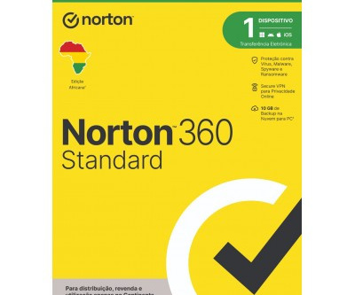 NORTON 360 STANDARD 10GB AF 1 USER 1 DEVICE 12MO WRT DRMKEY FTP