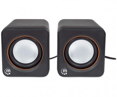 COLUNAS MANHATTAN 2.0 6W RMS PRETA