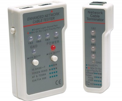 LINK TESTER INTELL RJ-11 / RJ-45